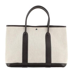 Hermes Garden Party Tote Toile And Leather 36 