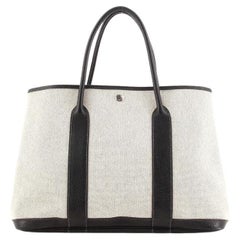 Hermes Garden Party Tote Toile and Leather 36