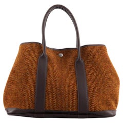 Hermes Garden Party Tote Wool and Leather 36
