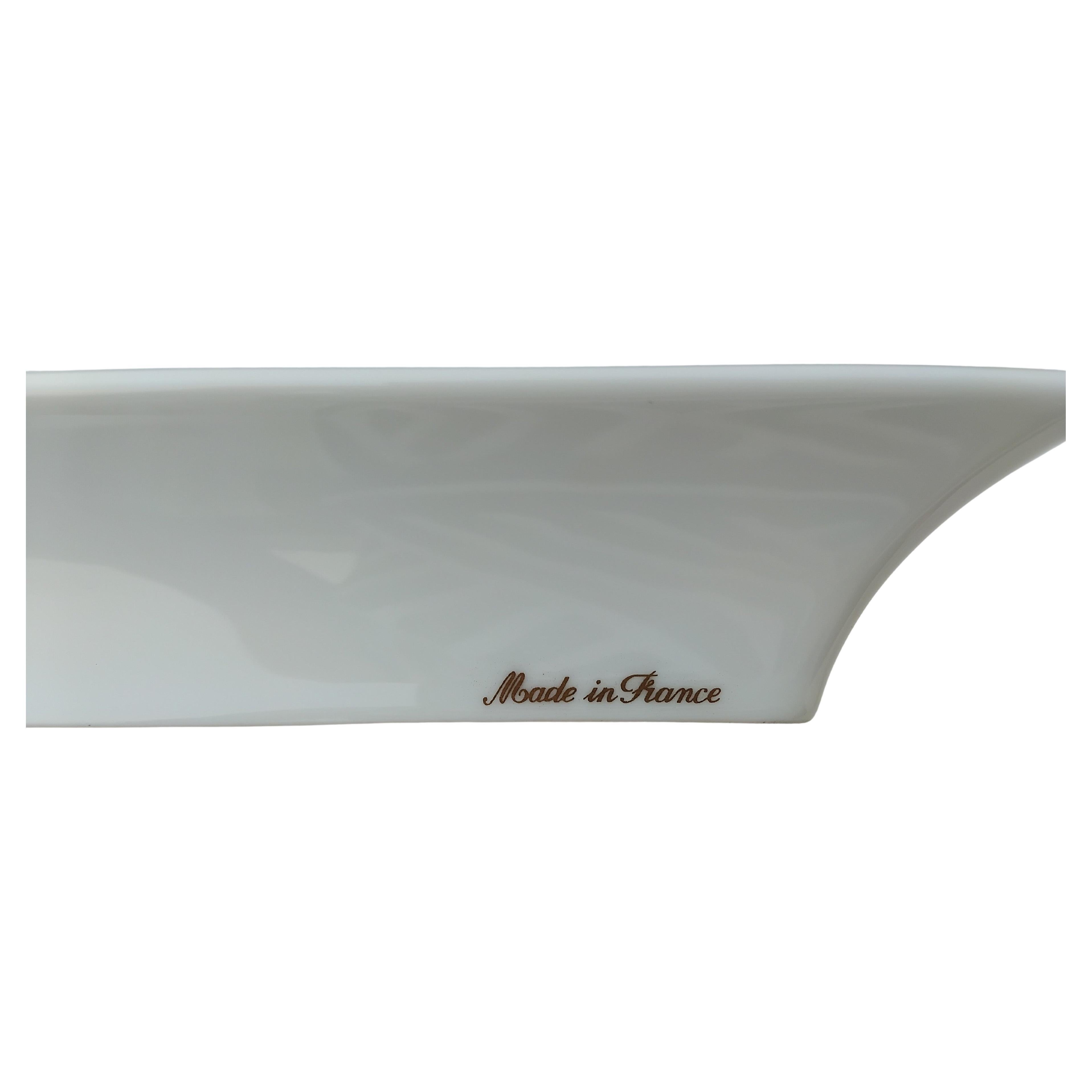 Hermès Gardener Cigar Ashtray Change Tray Porcelain Gold Vegetable Garden For Sale 8