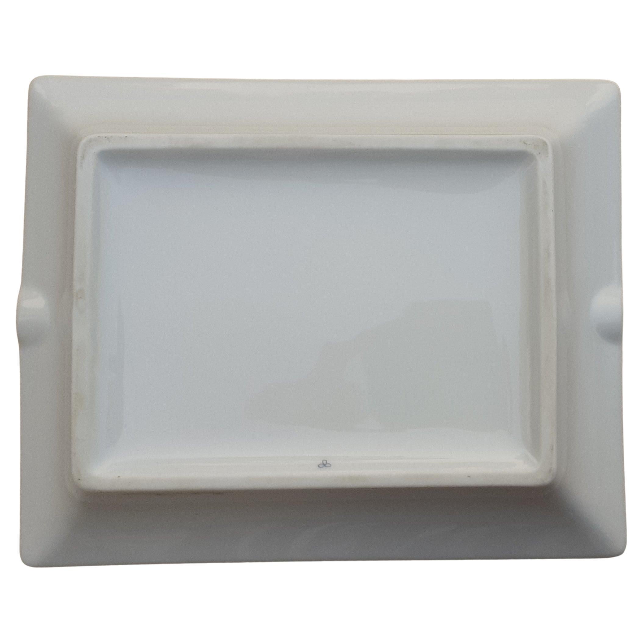 Hermès Gardener Cigar Ashtray Change Tray Porcelain Gold Vegetable Garden For Sale 10
