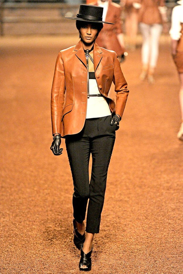 Hermes Gaultier Era Leather Jacket 2011 last collection For Sale 9