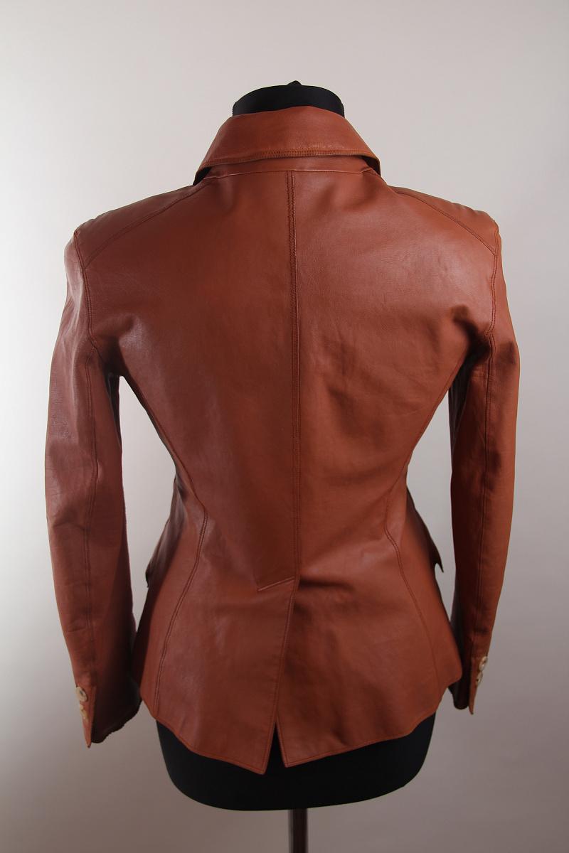 Hermes Gaultier Era Leather Jacket 2011 last collection In Good Condition For Sale In Алматинский Почтамт, KZ