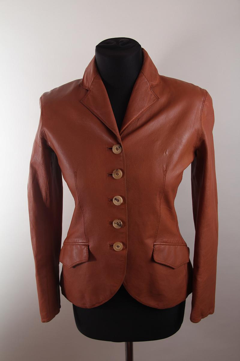 Women's Hermes Gaultier Era Leather Jacket 2011 last collection For Sale