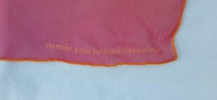 Hermès Gavroche Chiffon Scarf La Fête de la Couleur UNICEF Special Issue RARE