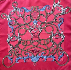 Foulard Hermès Gavroche "L'Instruction Du Roy" 2004