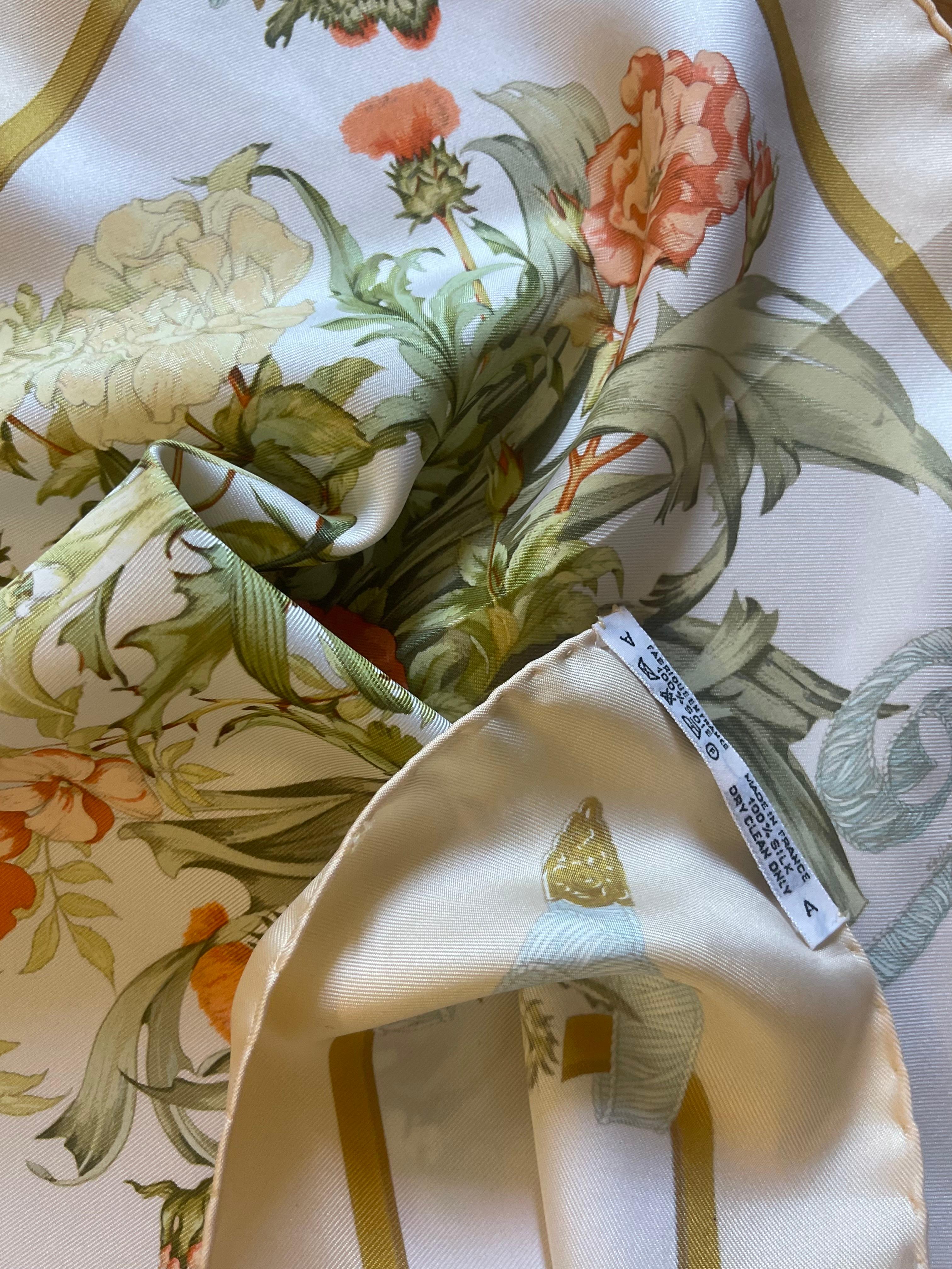 Hermès Gavroche Silk Scarf “Regina” 1997 For Sale 4