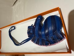 Charm Hermès Gee gee Savannah blu e rosa