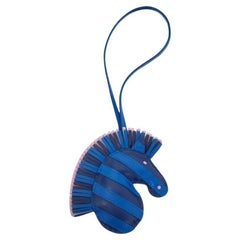 Hermès Gee gee Savannah Blue and pink Charm
