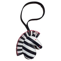 Hermès Geegee Savannah Zebra Birkin Kelly Charm Craie Noir Rose Mexico