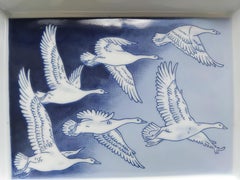 Cendrier à cigare Hermès Geese 1979 First Flight Boeing 747