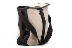 Große Cross Body Toile-Tasche von Hermes für Herren