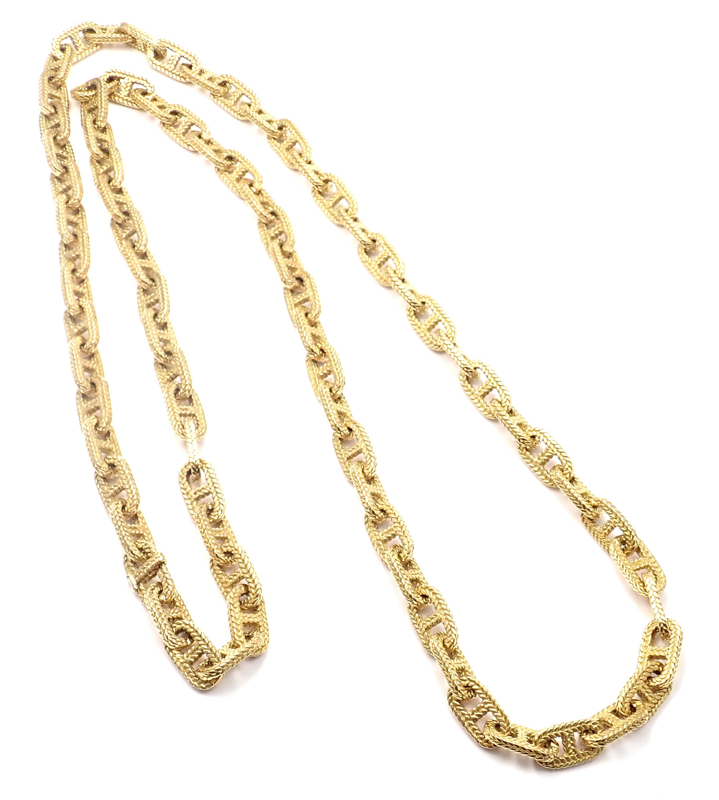 hermes necklace gold