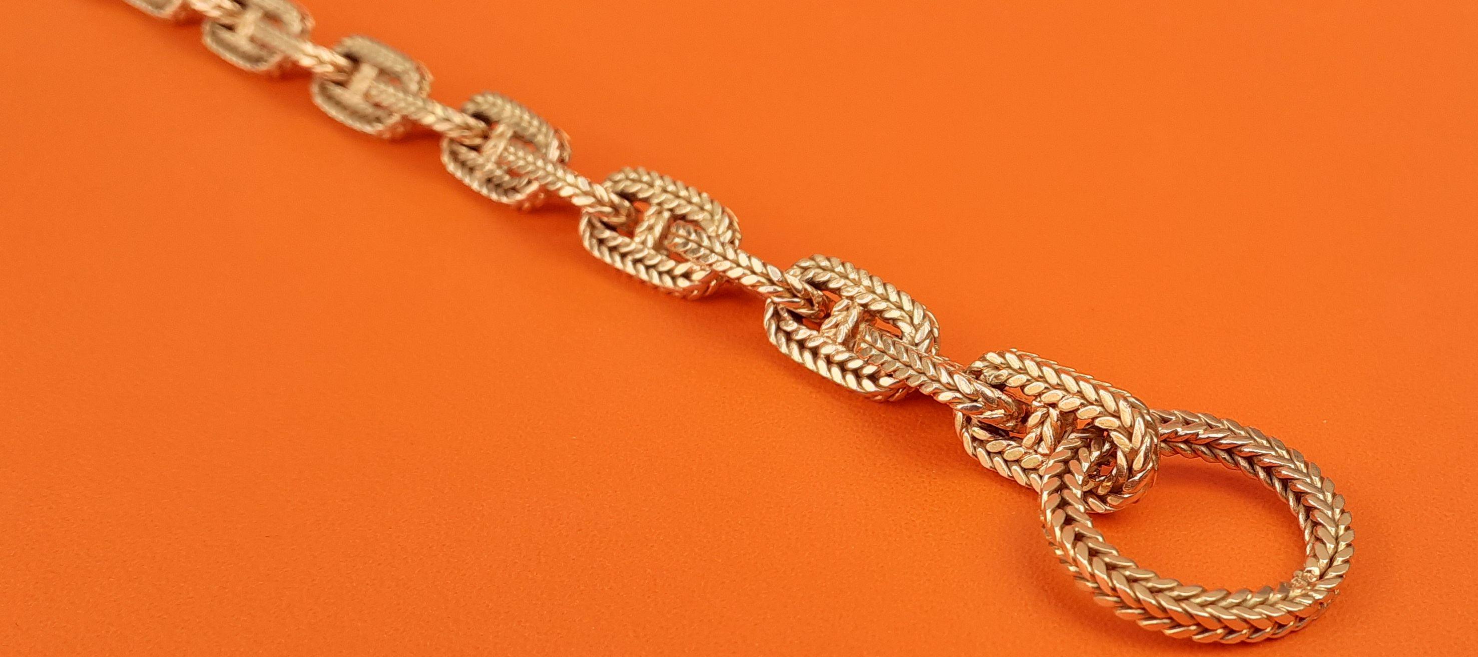 Hermès Georges Lenfant Chaine D'ancre Yellow Gold Toggle Bracelet Vendôme 1