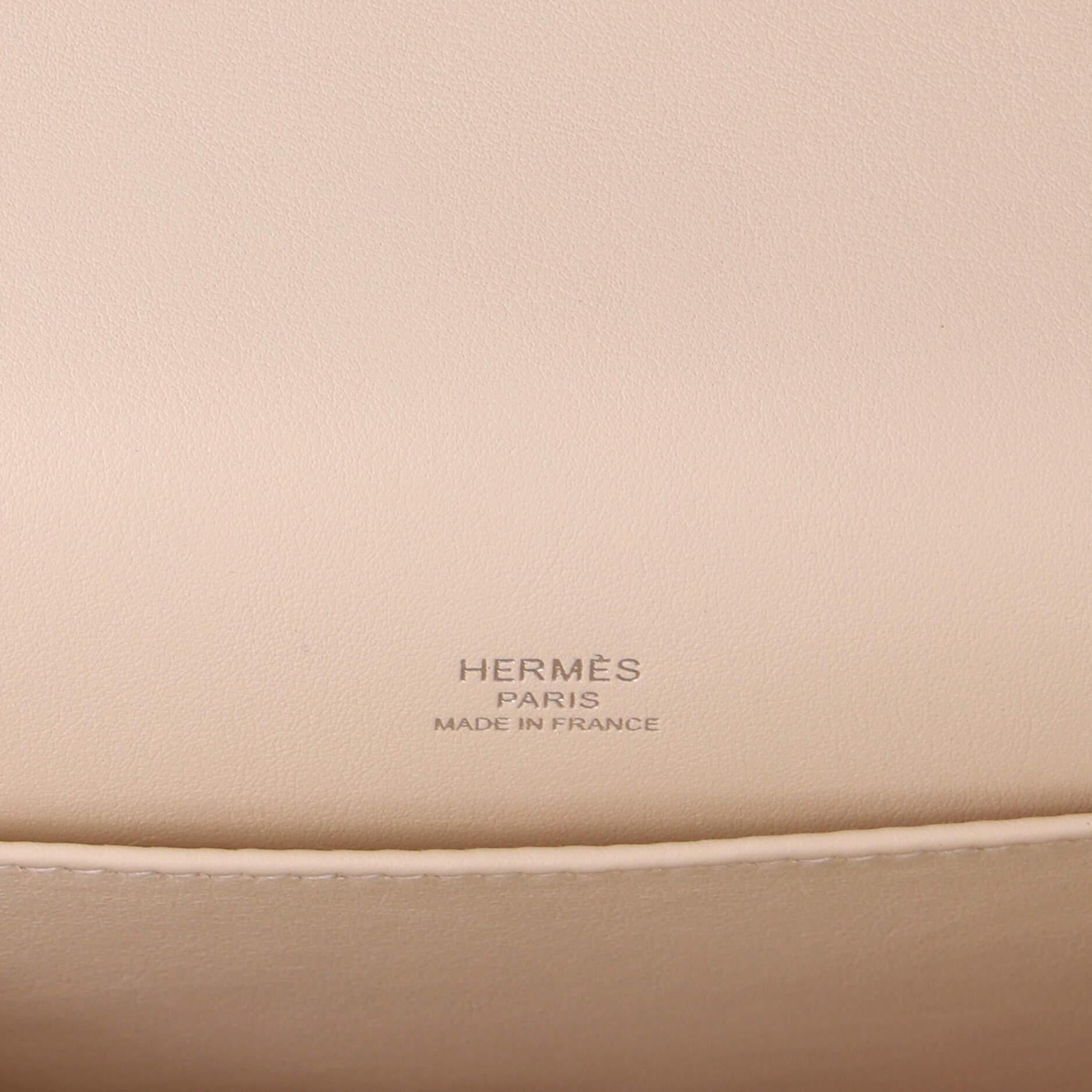 Hermes Geta Bag Chevre Mysore In Good Condition In NY, NY