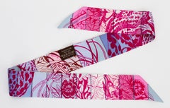 Sciarpa Twilly "Ghepard" di Hermès, nuova nella confezione originale