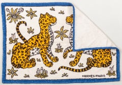 Hermes Ghepards Cotton Bathroom Rug