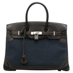 HERMES TINY BIRKIN 15 2way Mini Hand Bag purse Kiwi Veau Epsom ☐N