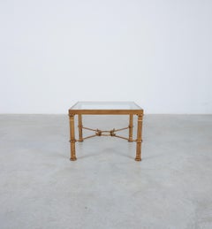 Couchtisch aus vergoldetem Eisen von Giovanni Banci, Italien, Mitte des Jahrhunderts