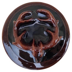 Hermès Glazed Terracotta Pottery Jar With Deer Head Lid