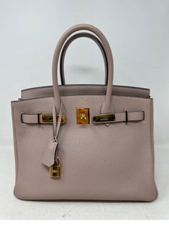Hermes Glycine Birkin 30 Bag