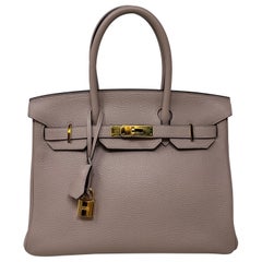 Hermes Glycine Birkin 30 Bag