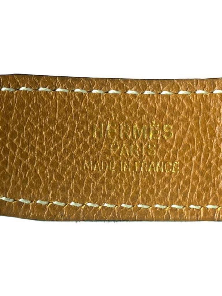 Hermès Gold 24mm H Logo Reversible Kit Black Brown 4her611 Belt For Sale 4