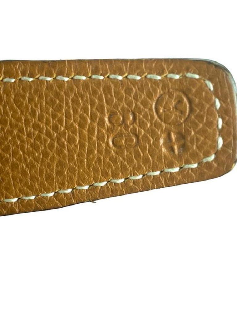 Hermès Gold 24mm H Logo Reversible Kit Black Brown 4her611 Belt For Sale 2