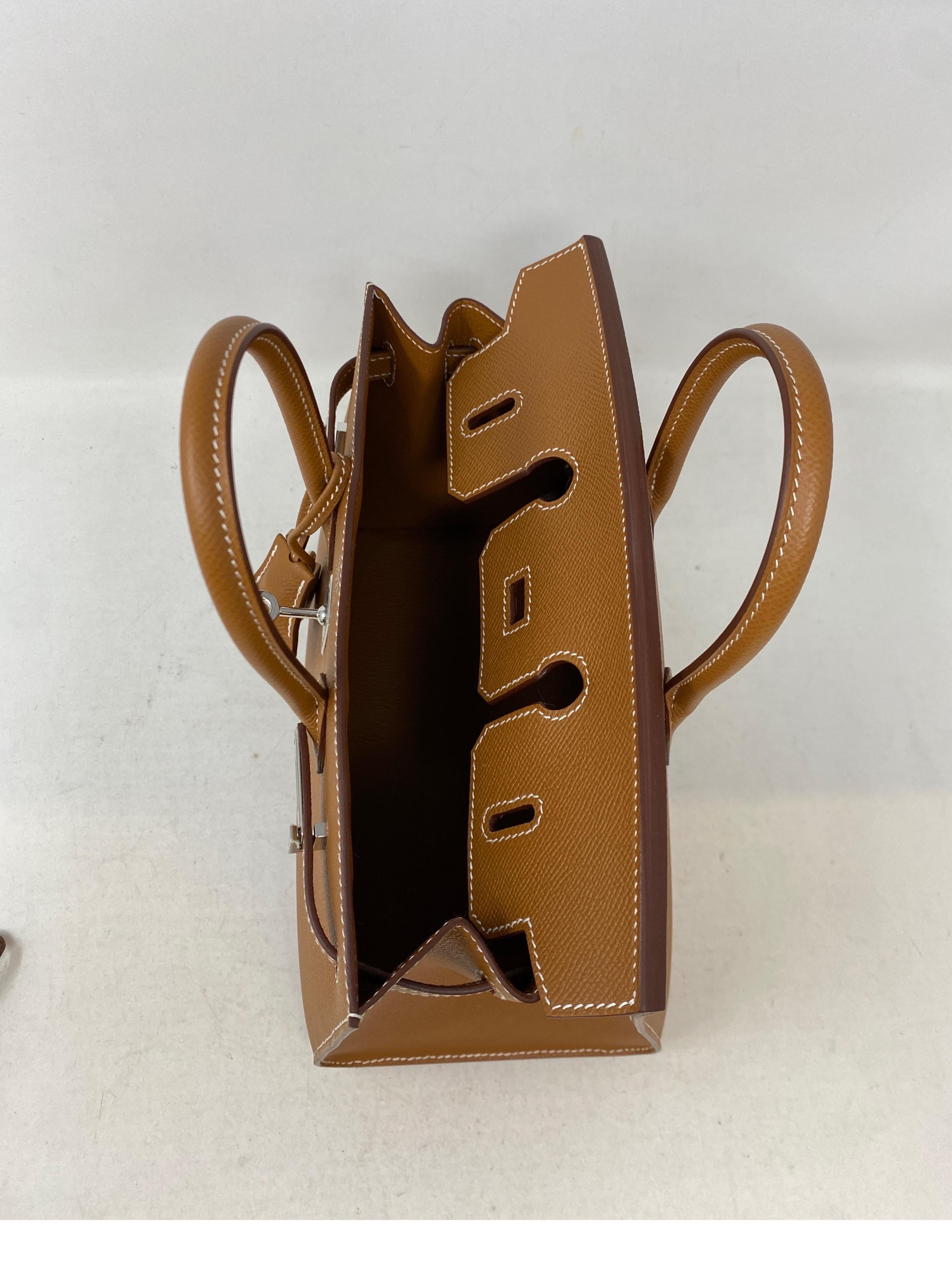 Hermès - Sac Birkin doré 25 8