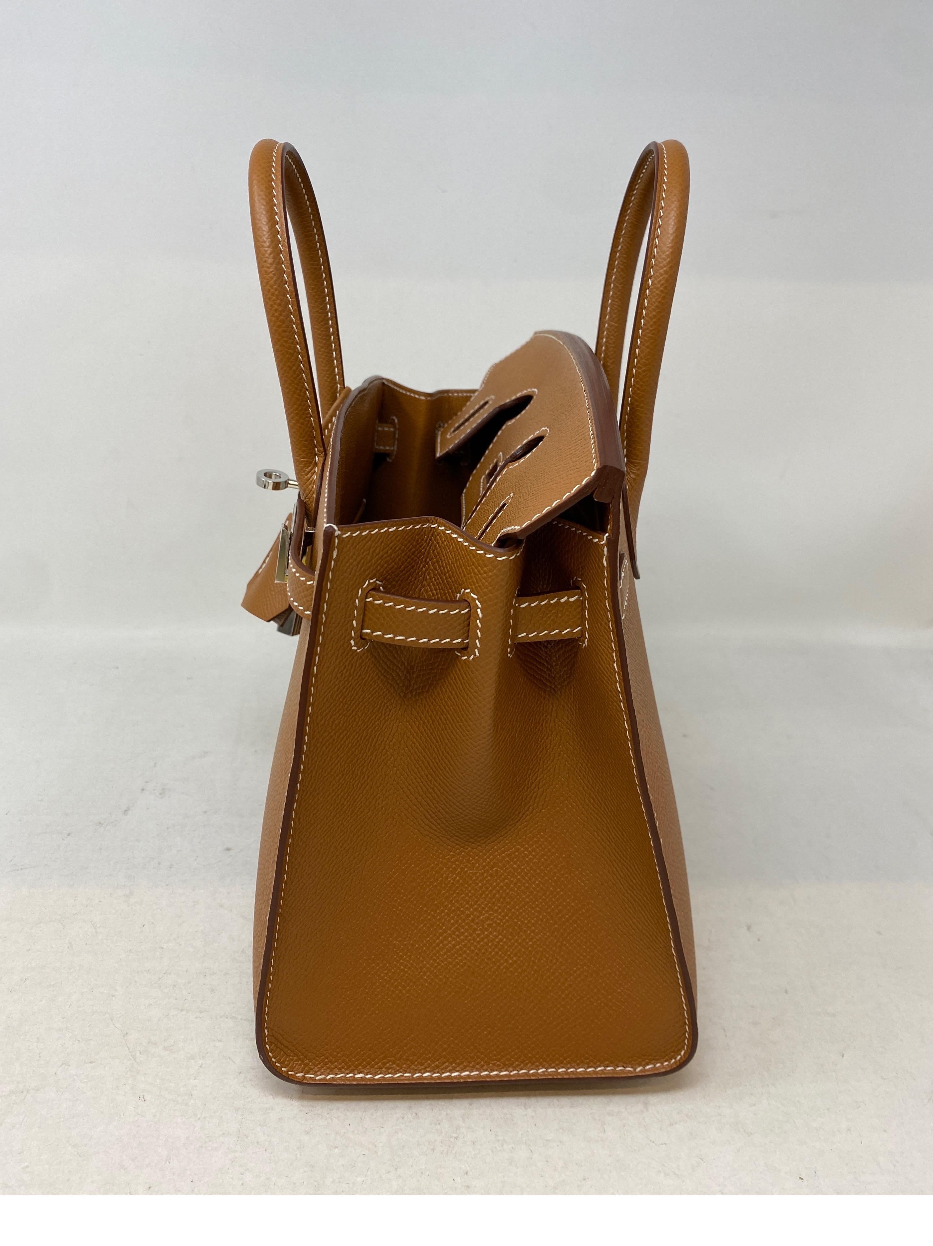 Hermès - Sac Birkin doré 25 9