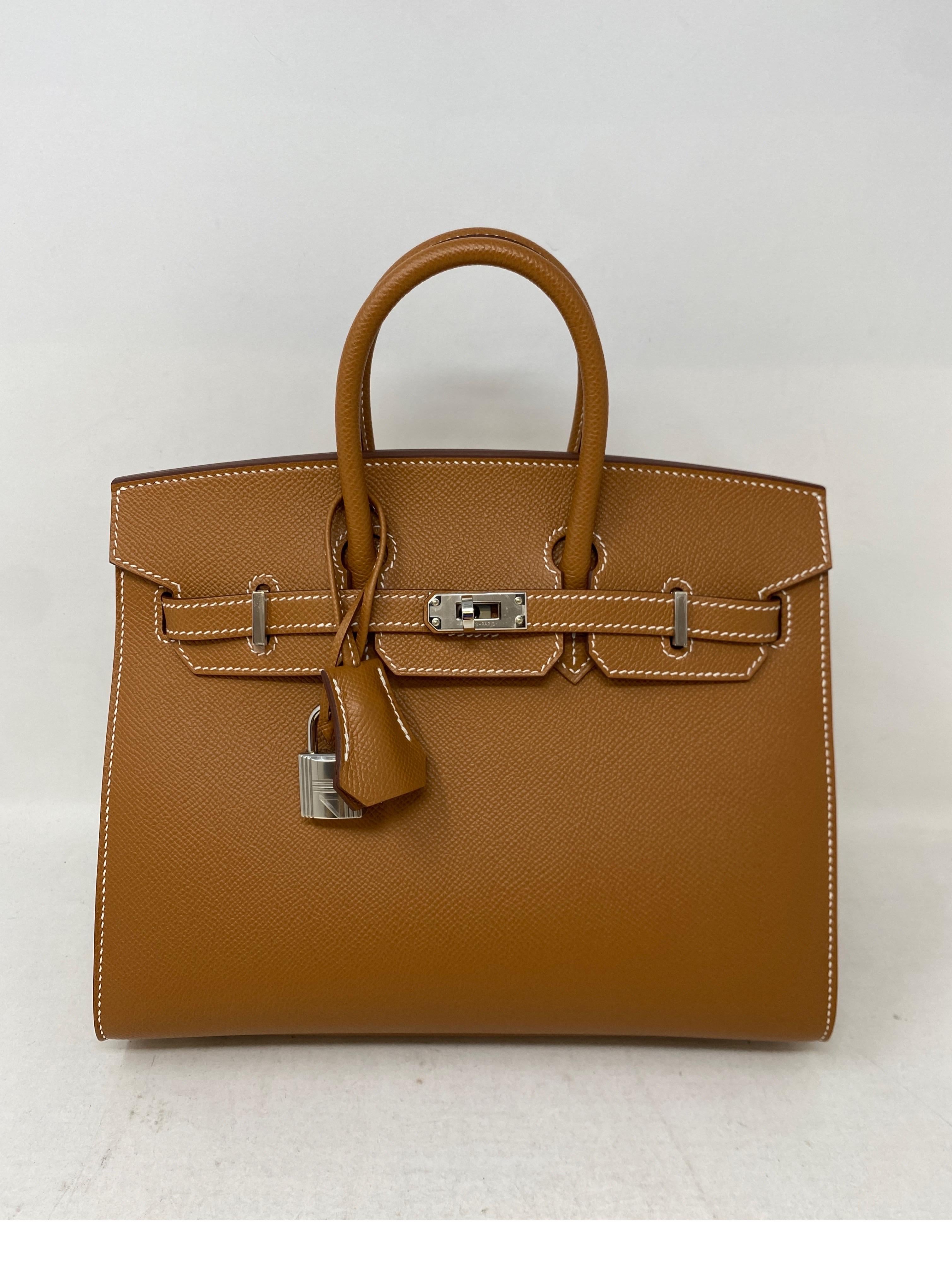 Hermès - Sac Birkin doré 25 13