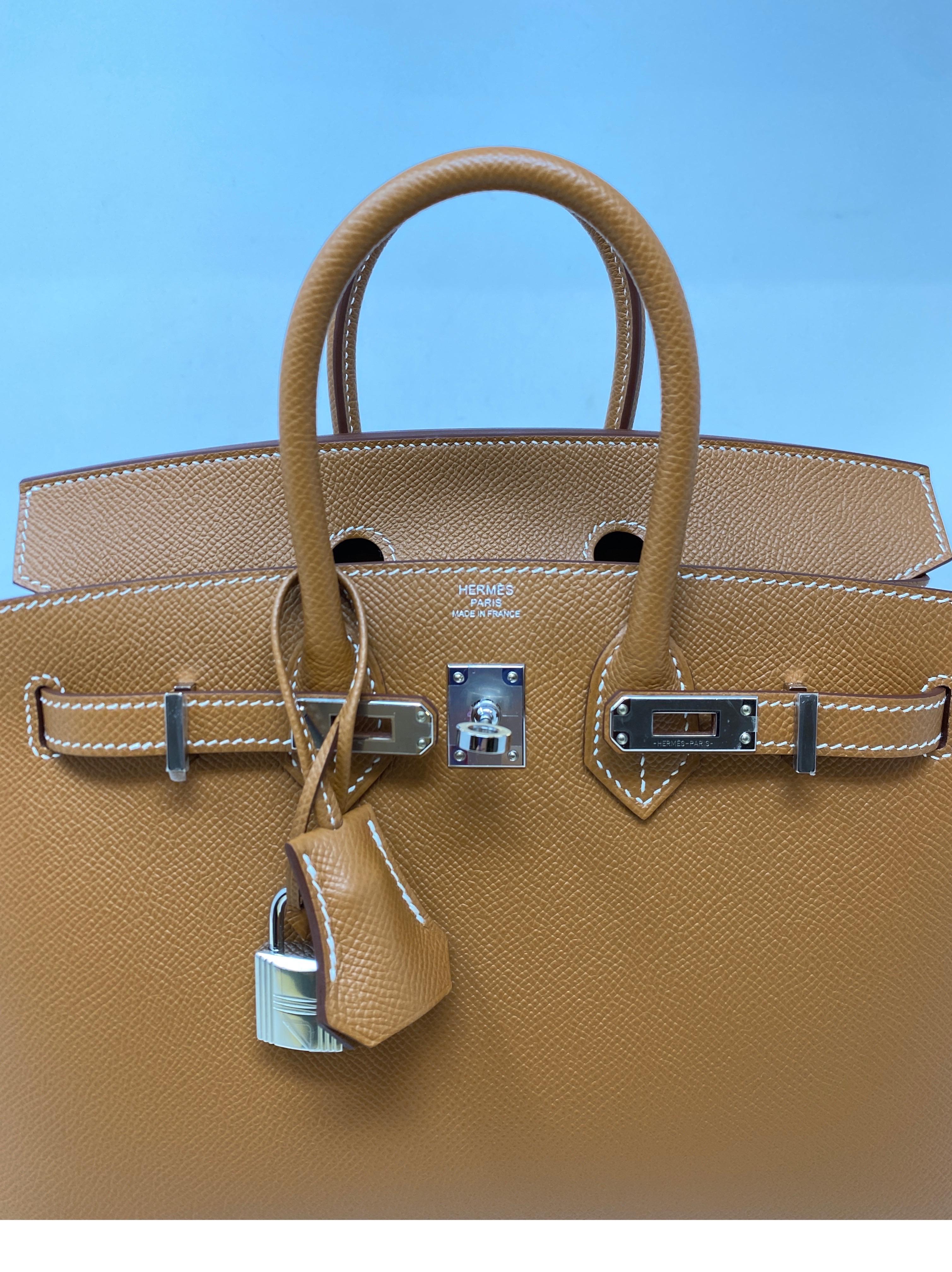 Hermès - Sac Birkin doré 25 4