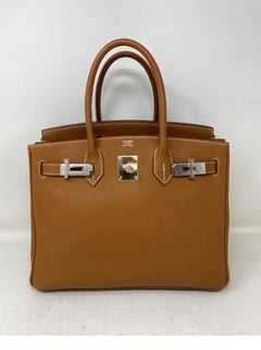 Hermes Gold 30 Birkin Bag