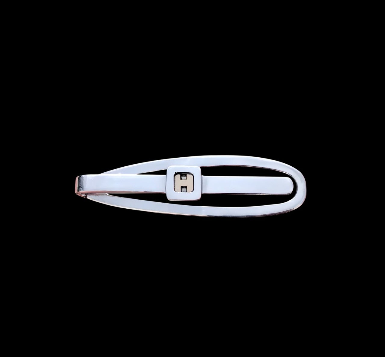 Hermès Gold and Silver Money Clip Paper Clip Gaetan de Percin Rare