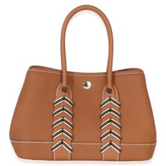 Hermès Gold Bai-Brun Craie Togo Swift Neo Garden 23 Bredies PHW