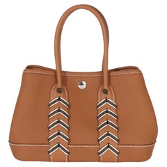 Hermès Gold Bai-Brun Craie Togo Swift Neo Garden 23 Bredies PHW