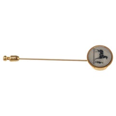 Hermes Gold Bijouterie Pin Brooch with Gold-Tone Hardware, 39225MSC