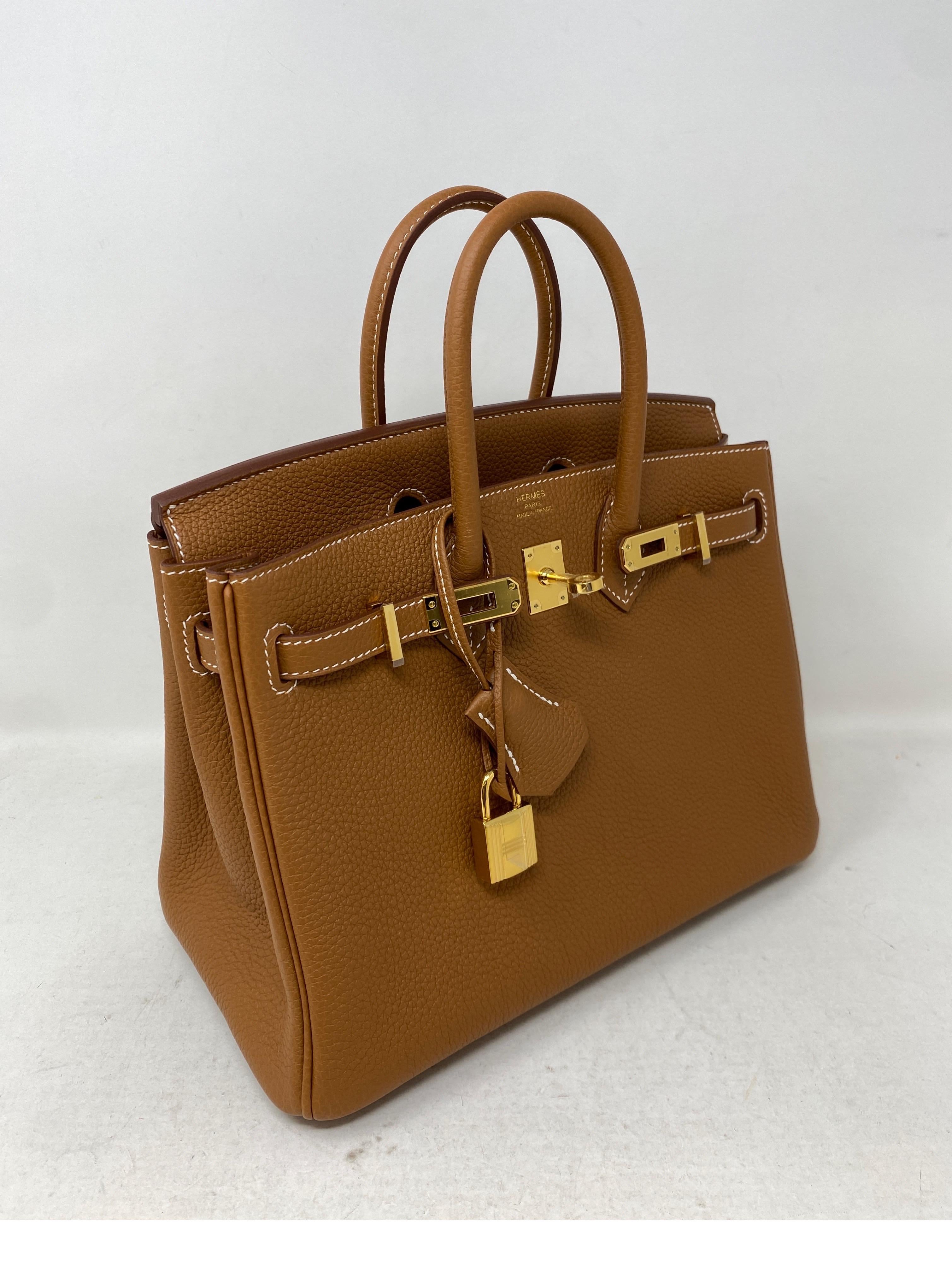  Hermès - Sac Birkin 25 doré  Unisexe 