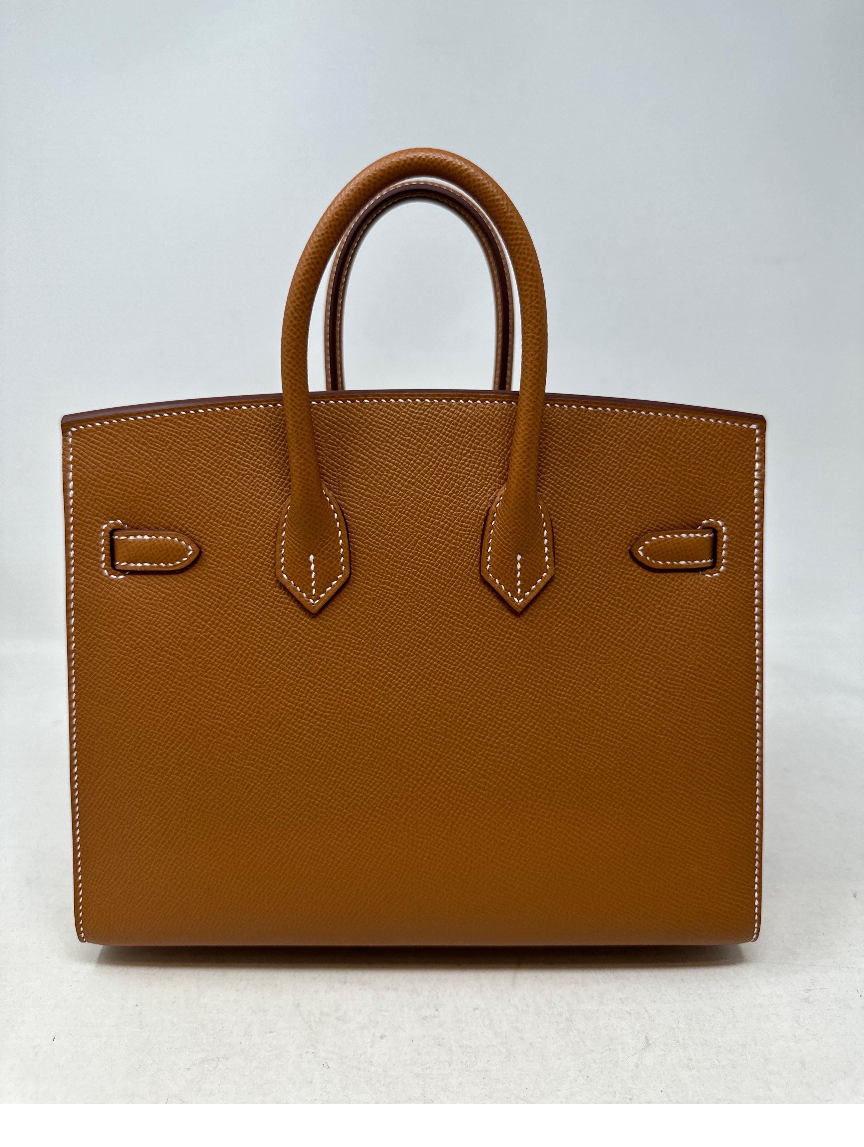 Hermes Gold Birkin 25 Bag  In New Condition For Sale In Athens, GA
