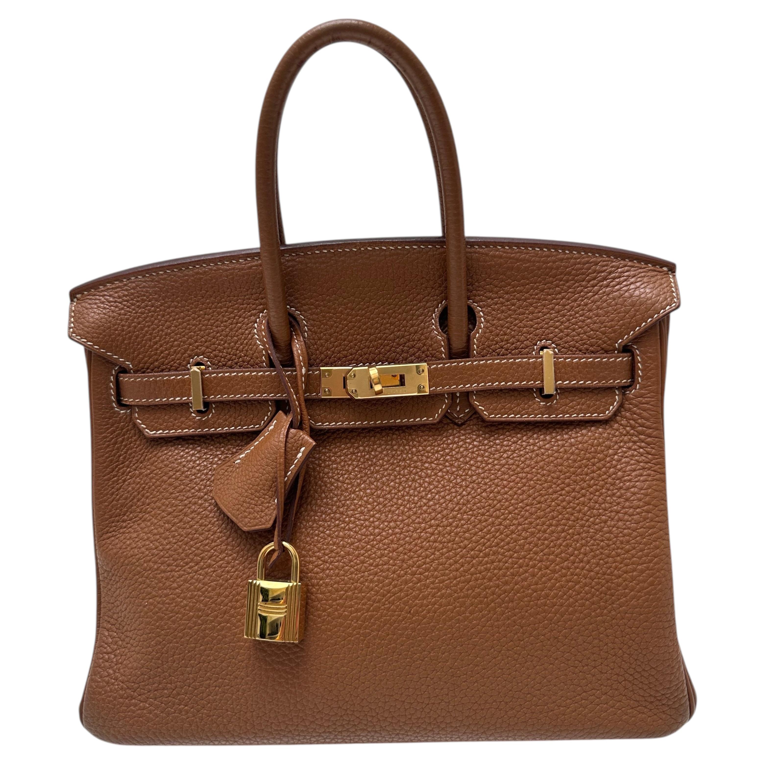Borsa Birkin 25 Hermes Gold in vendita