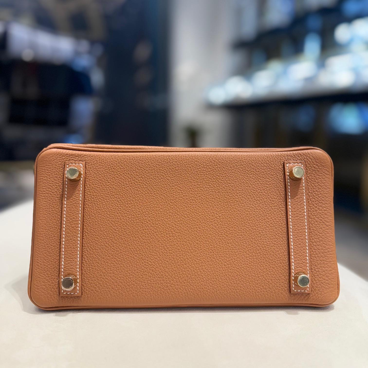 Hermès Gold Birkin 25 Togo Gold Hardware 1