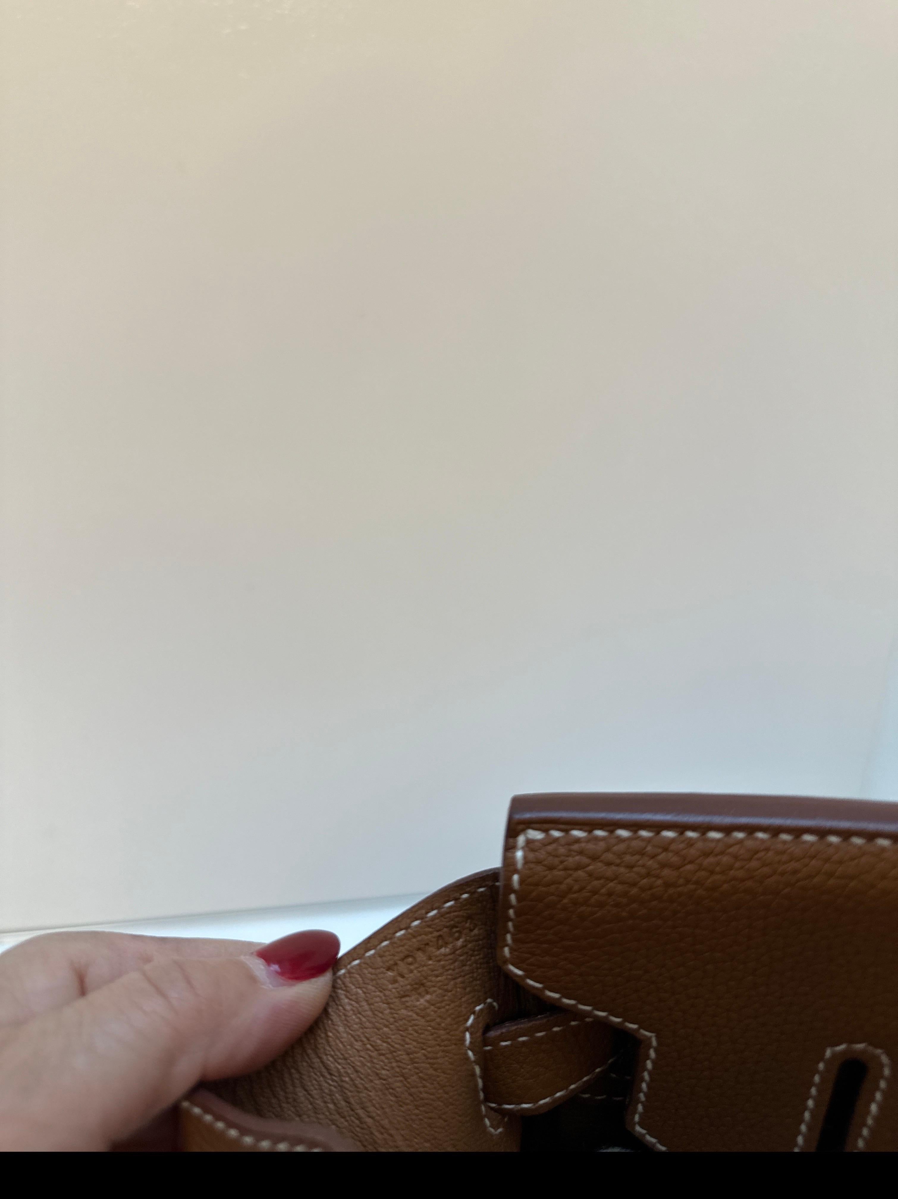 Hermes Gold Birkin 30 Bag For Sale 5
