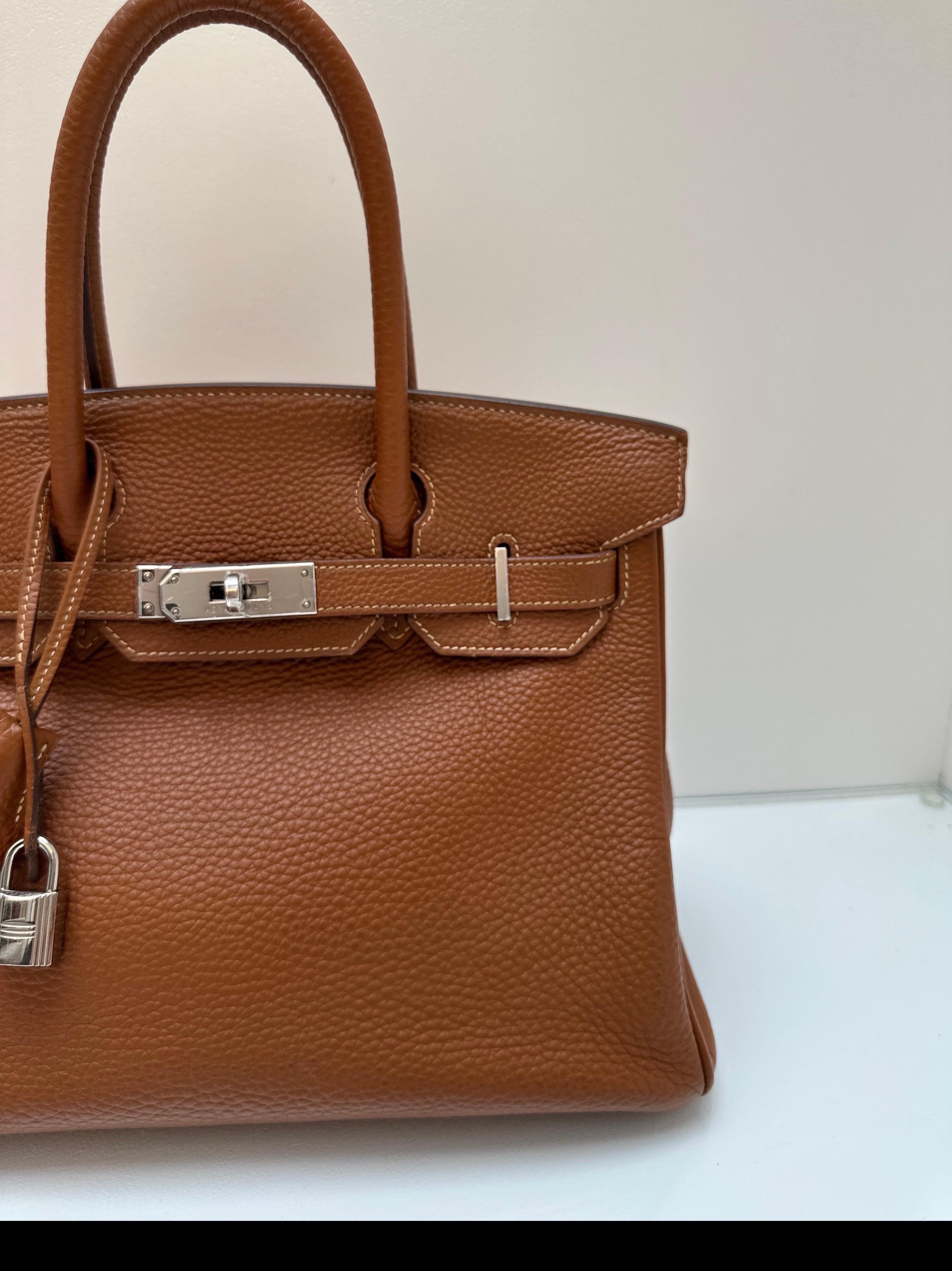 Hermes Gold Birkin 30 Bag 7