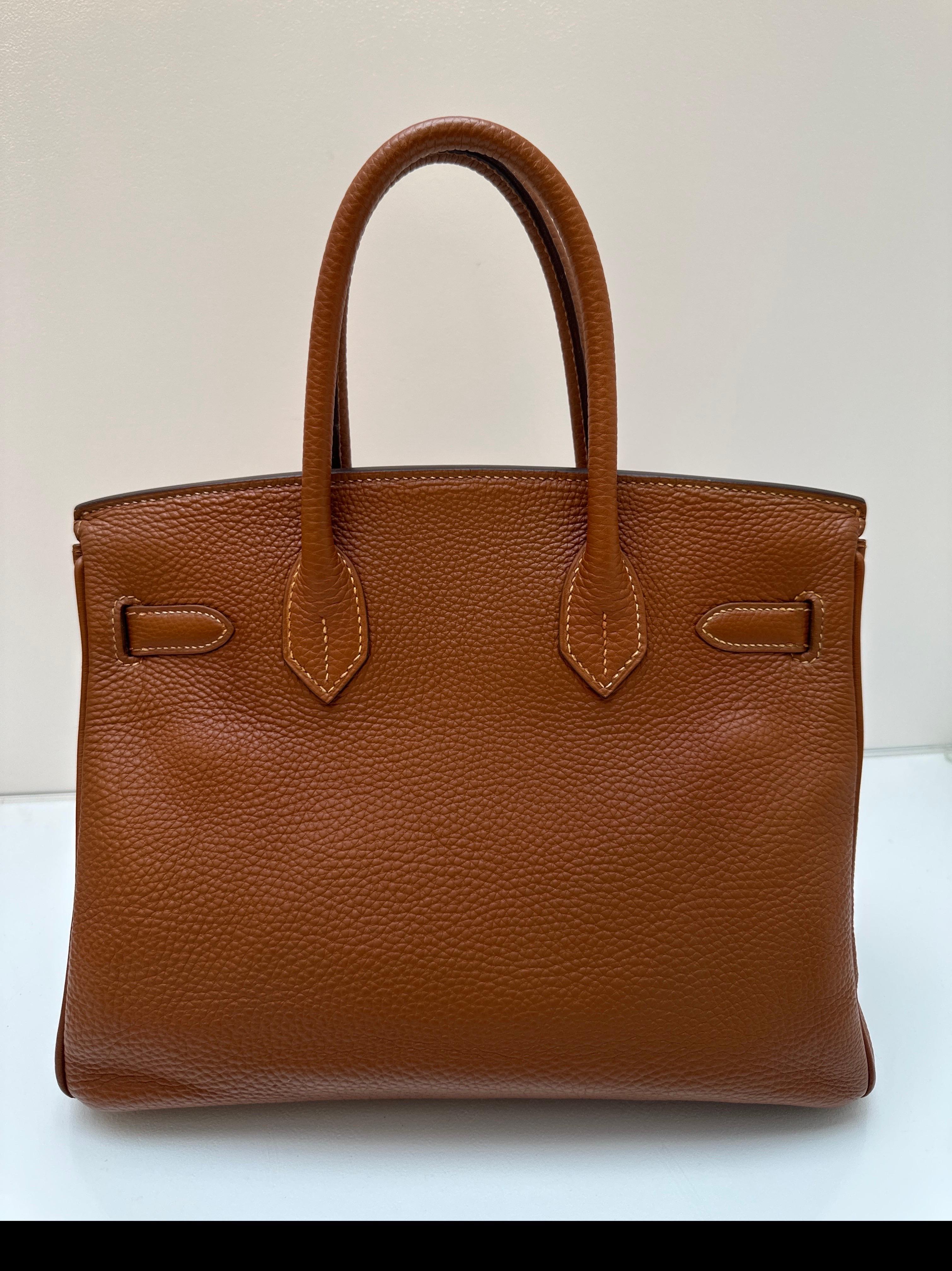 Hermes Gold Birkin 30 Bag 8