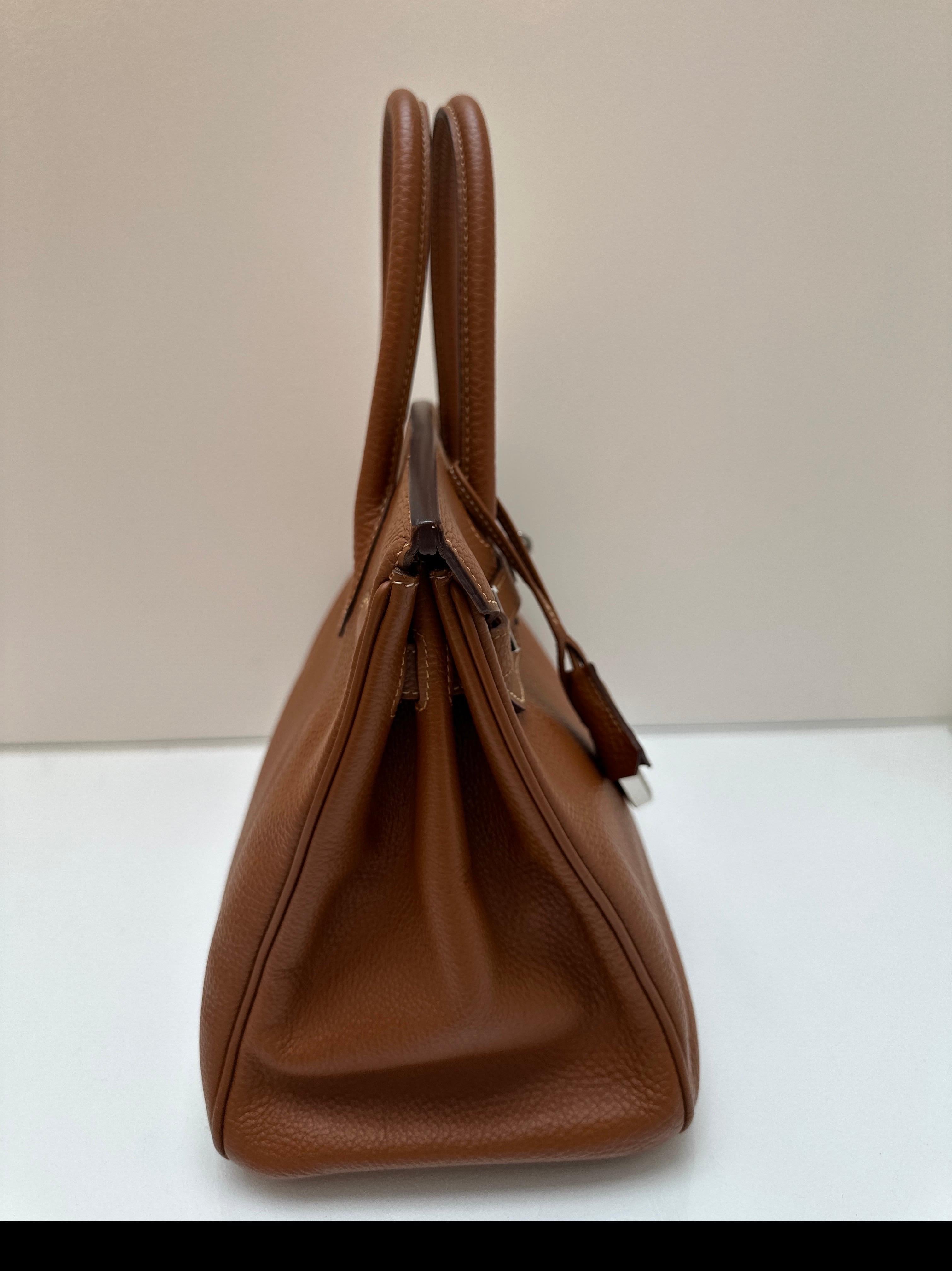 Hermes Gold Birkin 30 Bag 10
