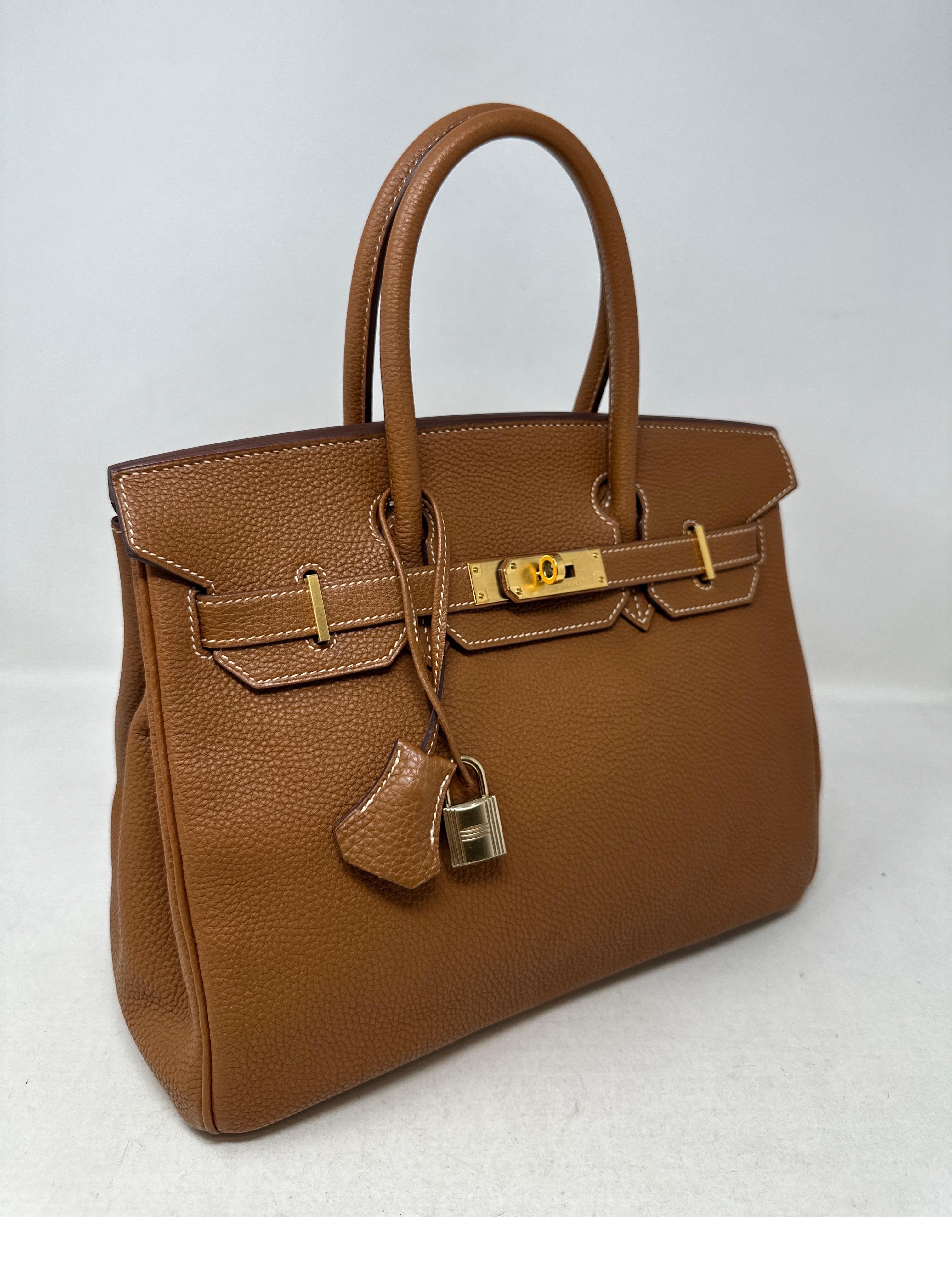 Hermes Gold Birkin 30 Bag  12