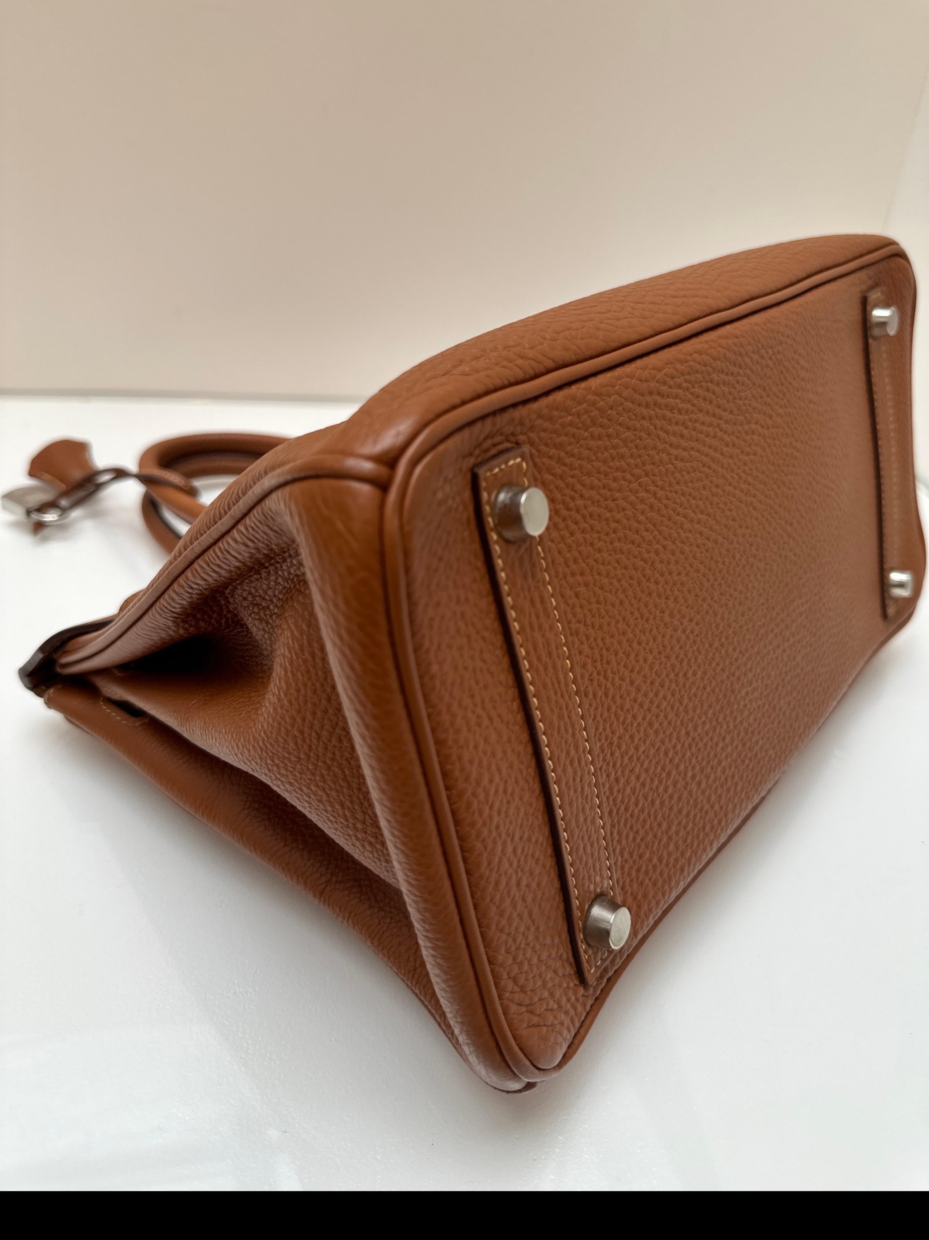 Hermes Gold Birkin 30 Bag 12