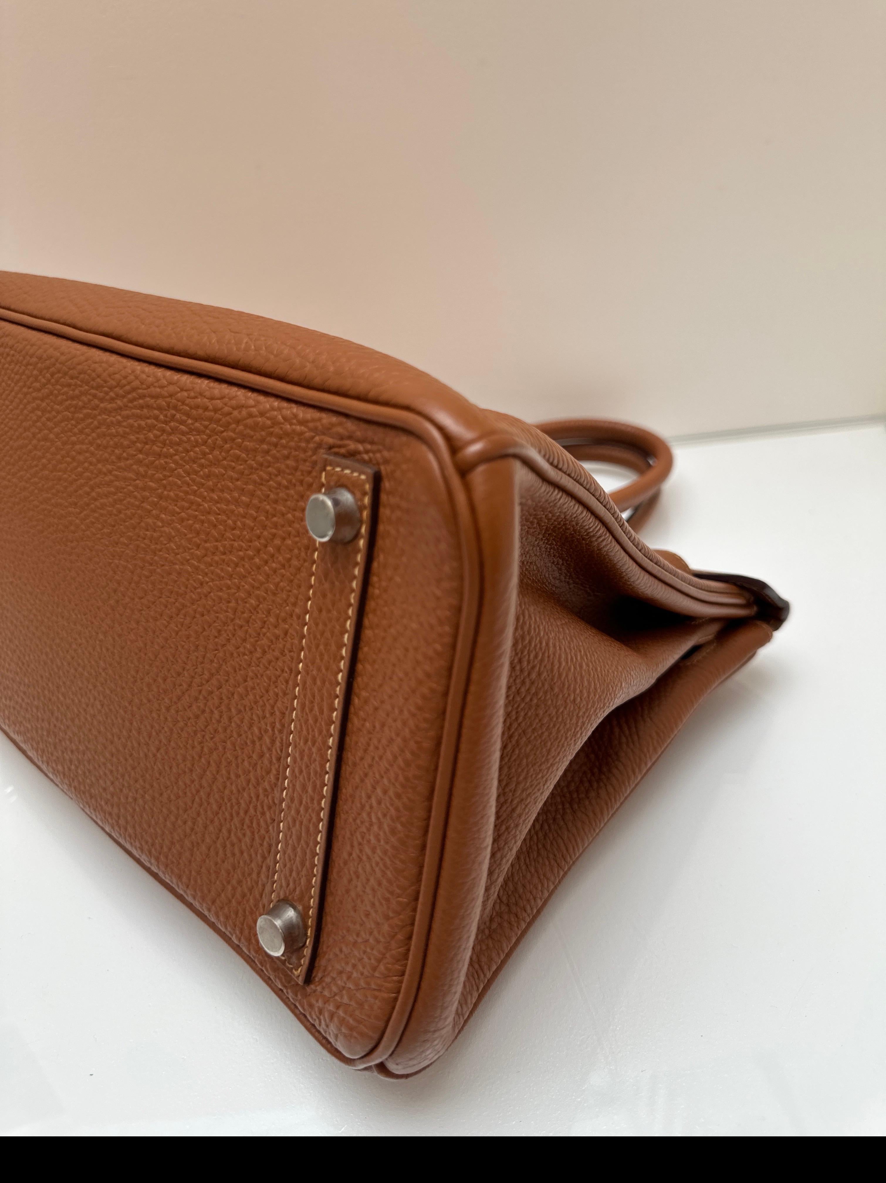 Hermes Gold Birkin 30 Bag 13