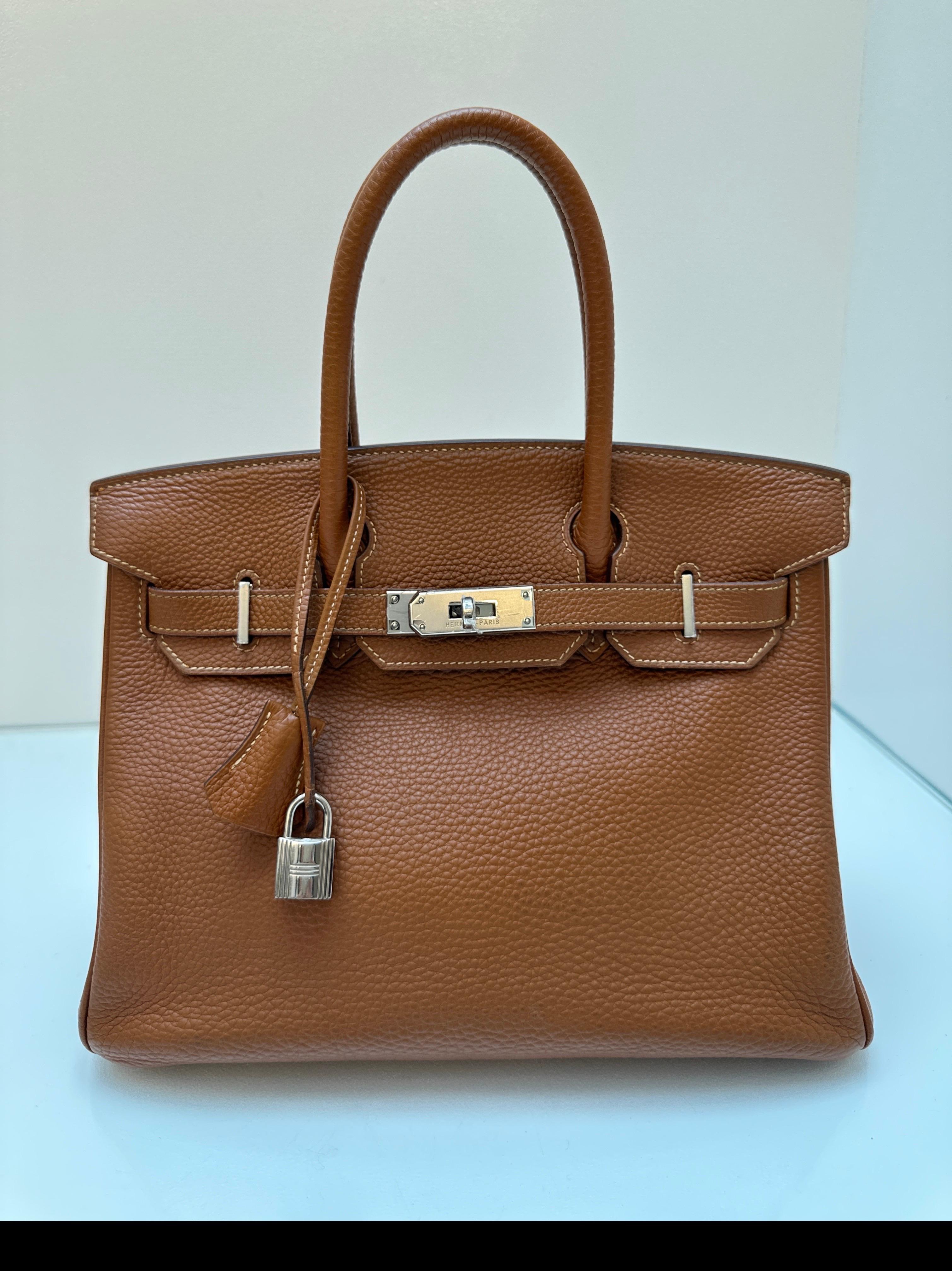 Hermes Gold Birkin 30 Bag 14