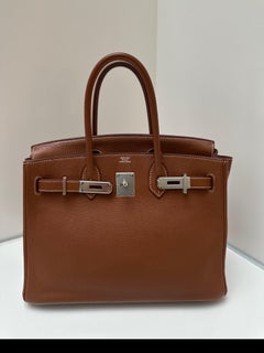Hermes Gold Birkin 30 Bag